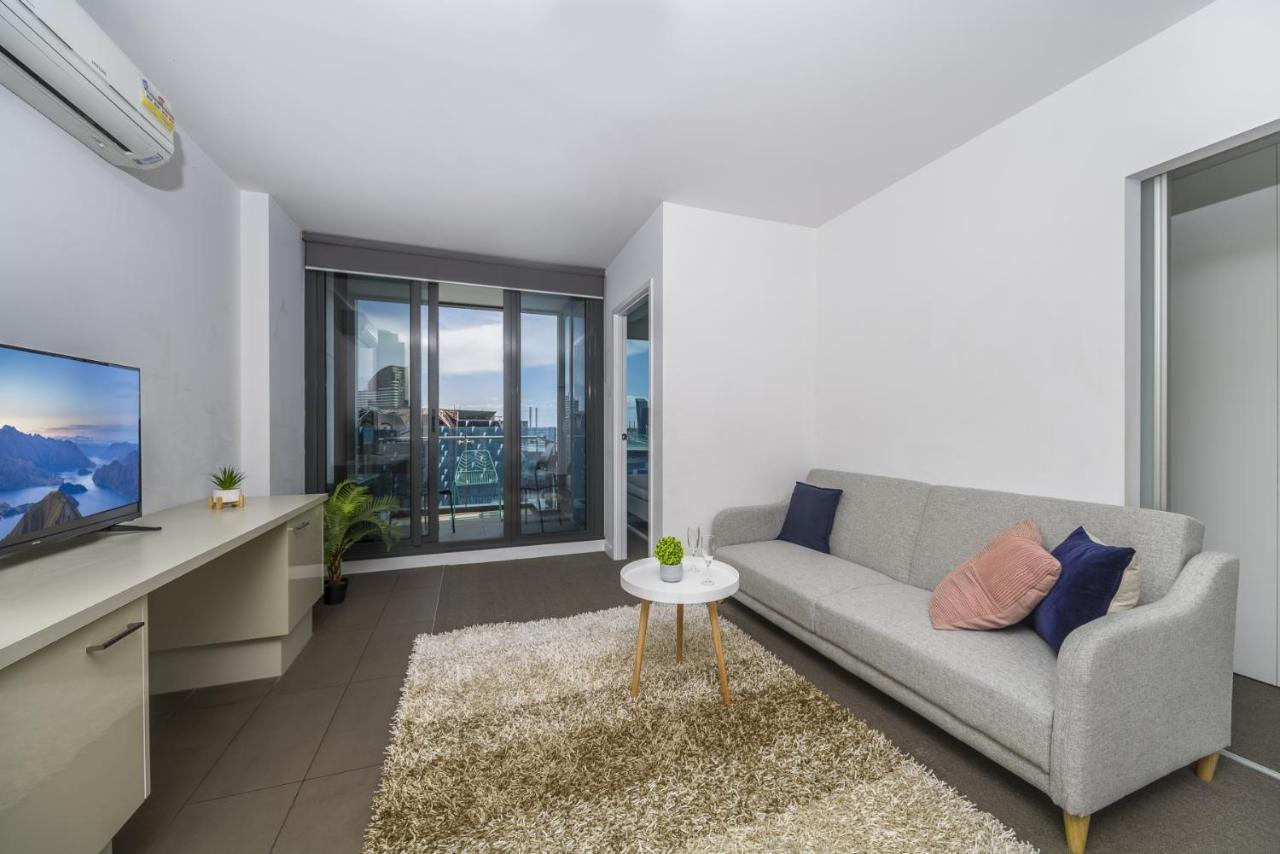 Hudson Sea View Apartments Southern Cross Station Cbd 멜번 외부 사진